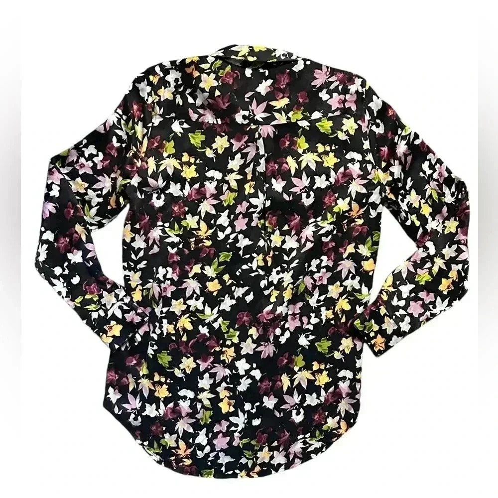EQUIPMENT Women's Floral Exposure Printed Essential Blouse - Picture 5 of 7